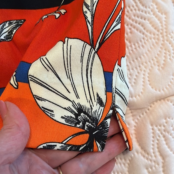 NWT Zara Tropical Chino Fit Ankle Pants - Picture 10 of 10